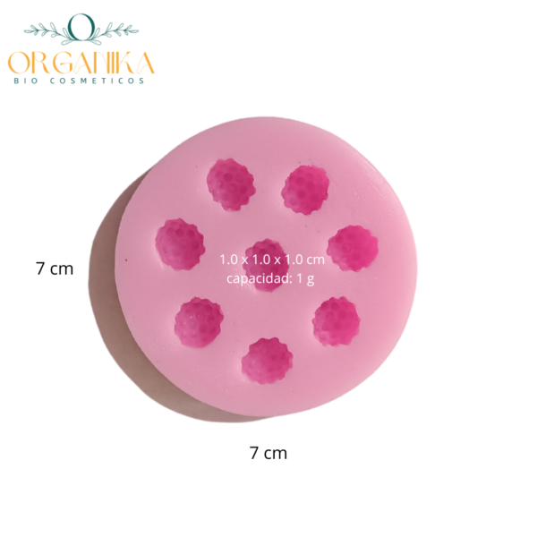 13 MOLDE DE SILICONA TIPO MINI FRAMBUESAS